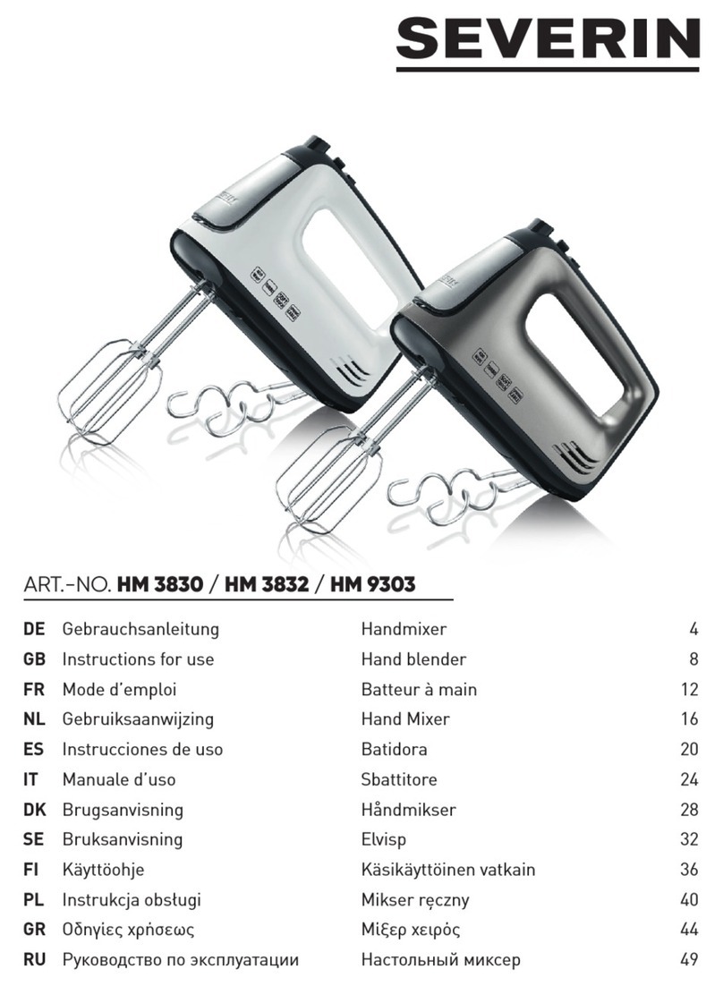 SEVERIN HM 3830 User manual