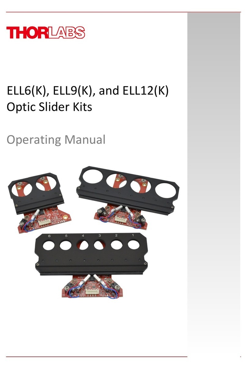 THORLABS ELL6 operating manual