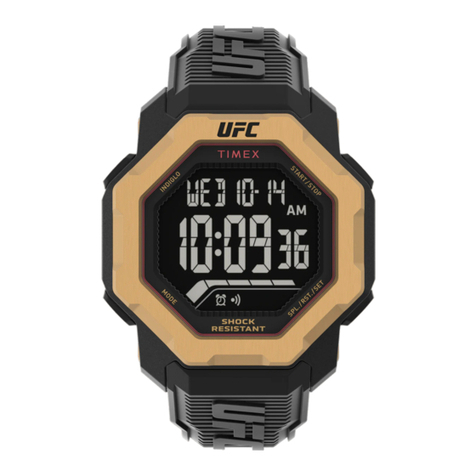 Timex UFC KNOCKOUT User manual Timex UFC KNOCKOUT User manual