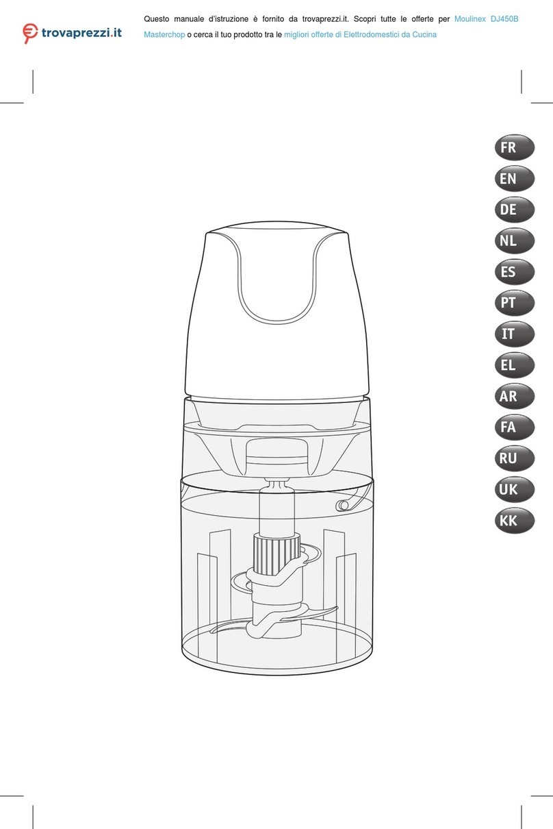 Moulinex DJ450B User manual