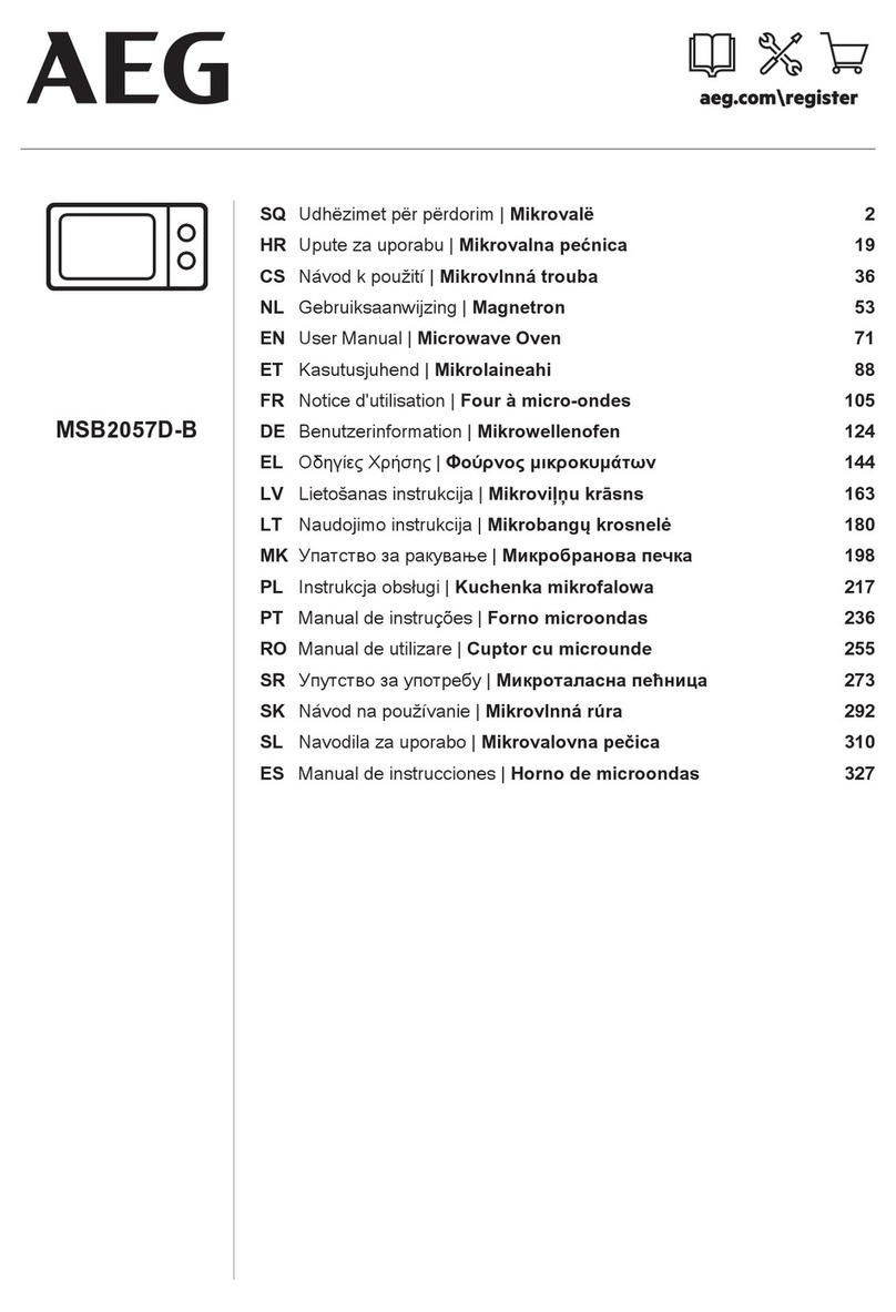 AEG MSB2057D-B User manual