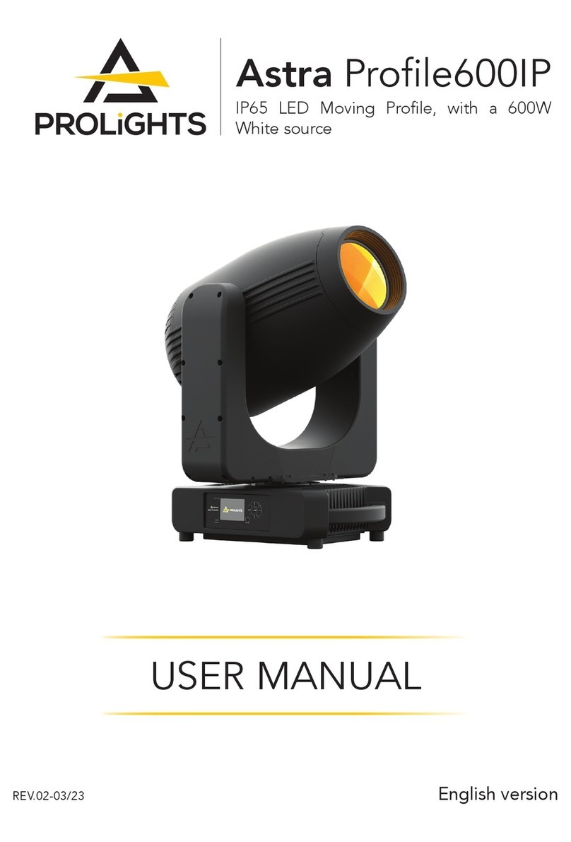 ProLights Astra Profile600IP User manual