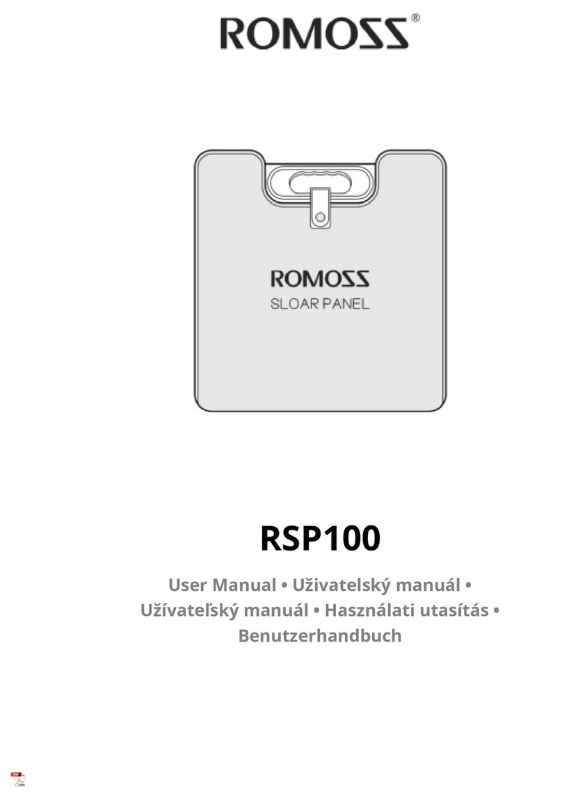 Romoss RSP100 User manual
