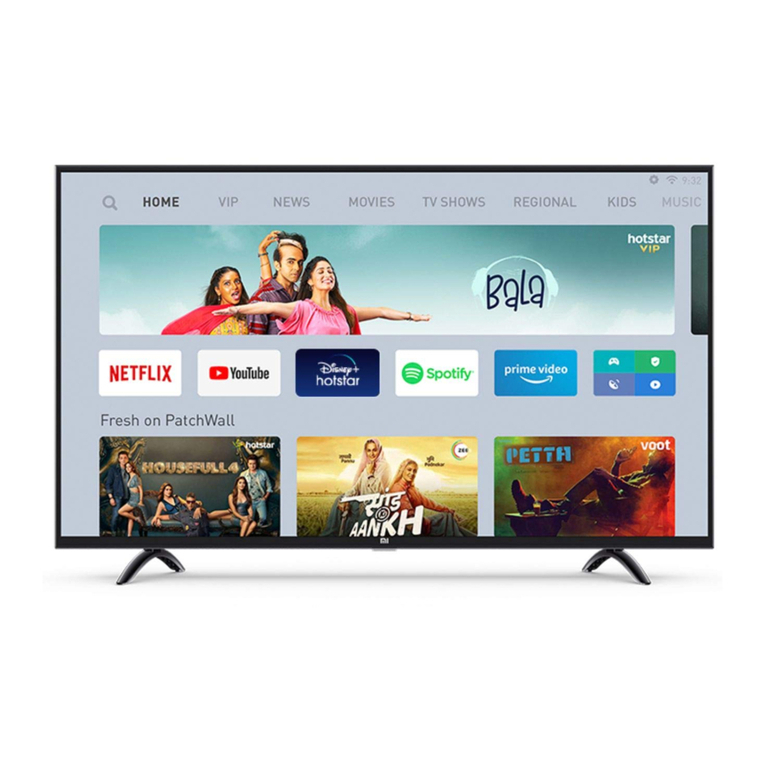 Xiaomi Mi LED TV 4X PRO installation guide
