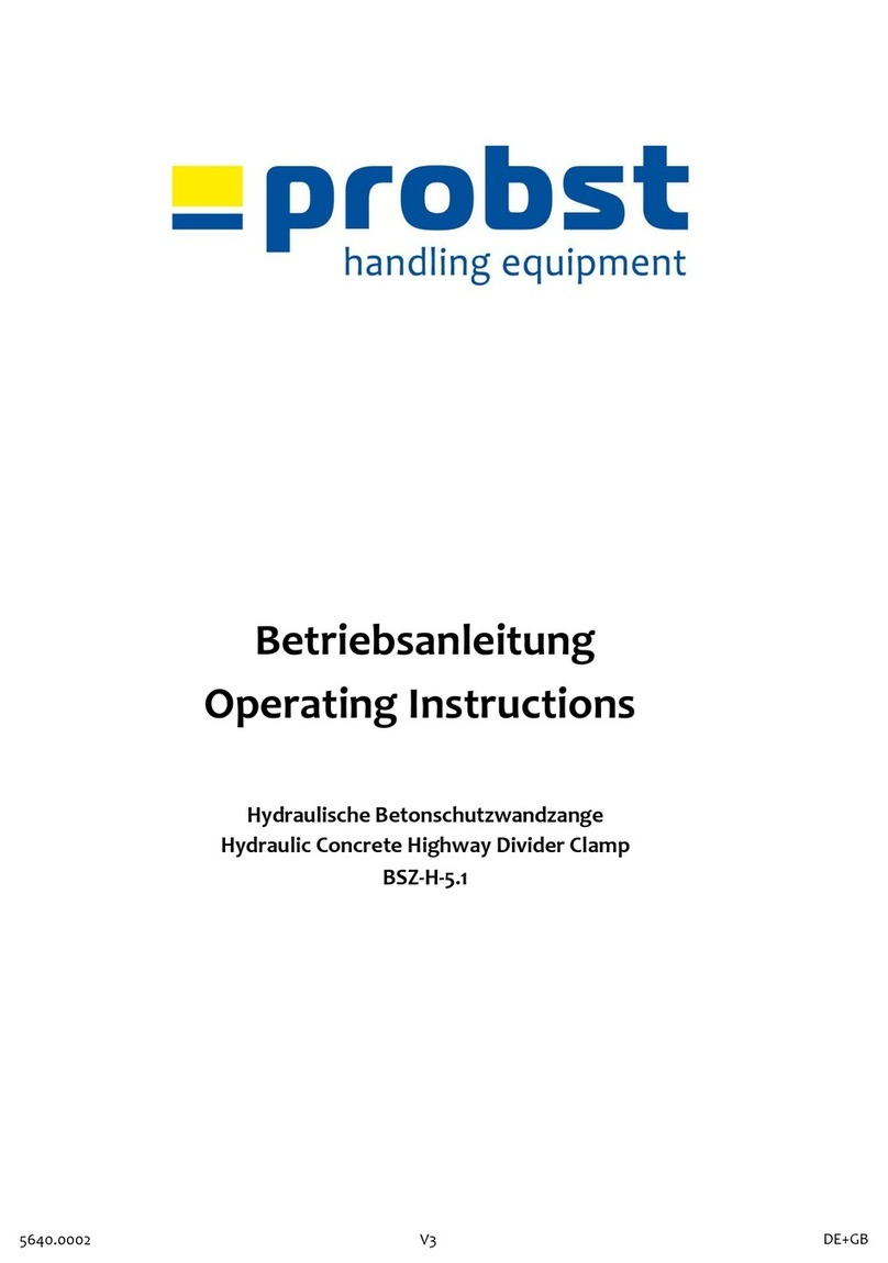 probst BSZ-H-5.1 User manual
