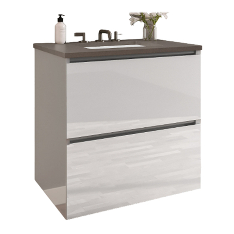 Robern CURATED CARTESIAN VANITY H4-2 DRAWER manual Robern CURATED CARTESIAN VANITY H4-2 DRAWER manual