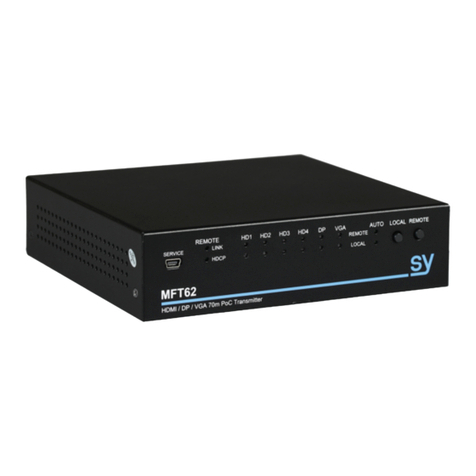 SY Electronics MFT62 user manual