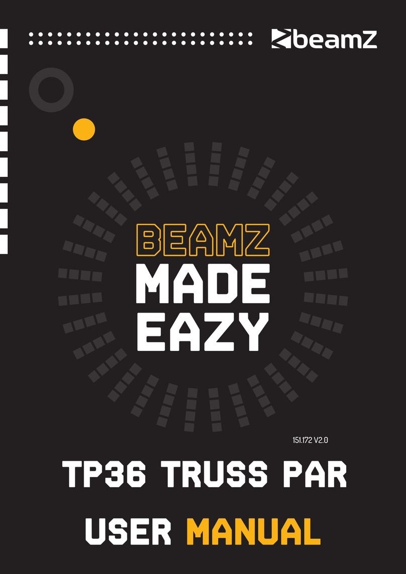 Beamz TP36 user manual