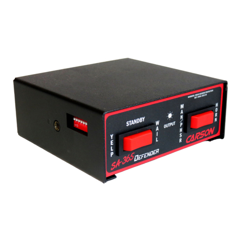 Carson SA-365-20 Installation and operating instructions