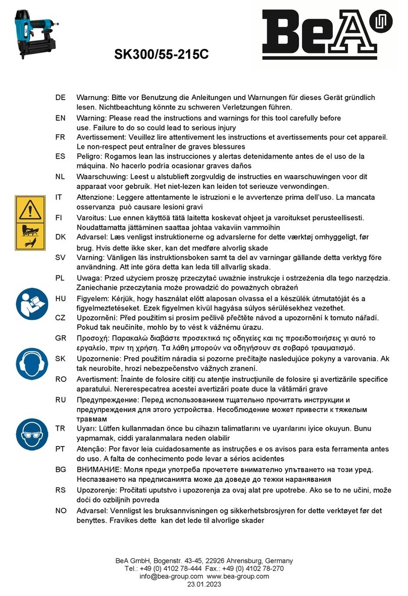 BEA SK300/55-215C operating manual