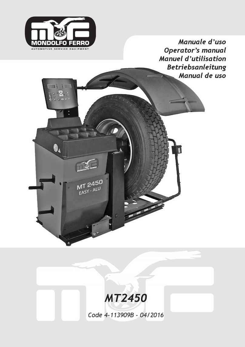 Mondolfo Ferro MT 2450 Operator's manual Mondolfo Ferro MT 2450 Operator's manual
