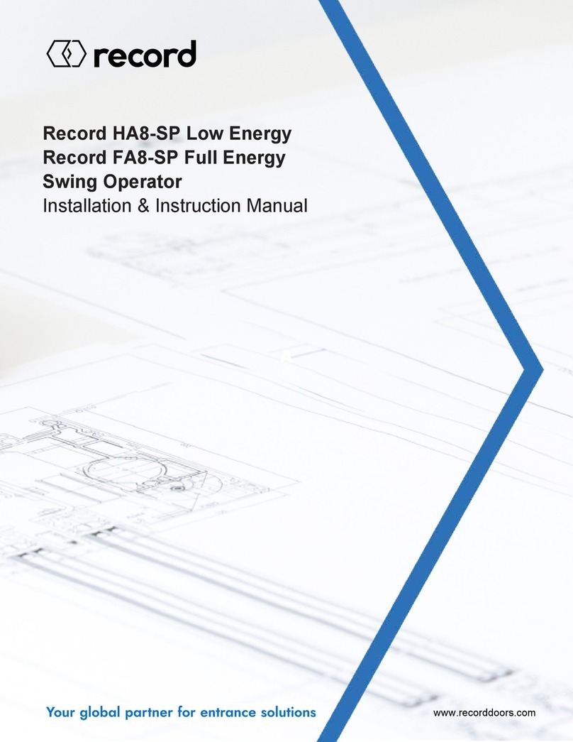 Record HA8-SP Service manual