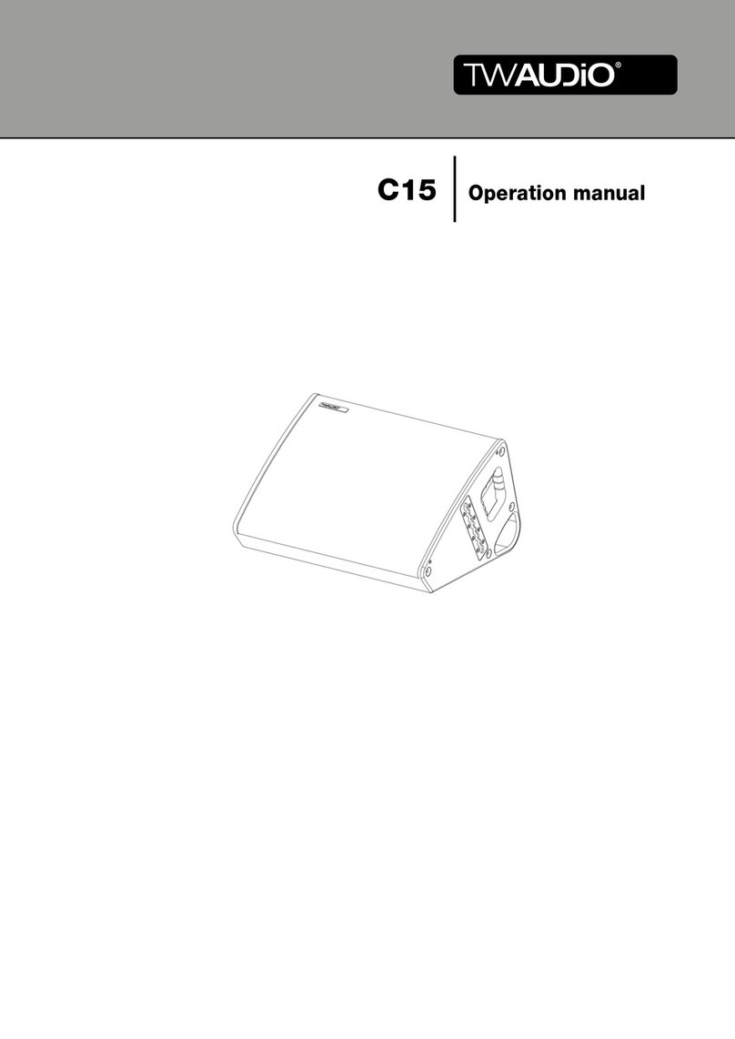 TW Audio C15 Operation manual TW Audio C15 Operation manual