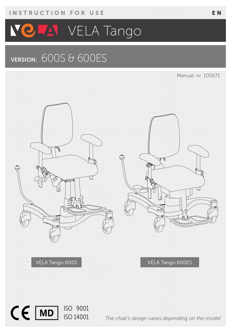 Vela Tango 600S Instructions for use