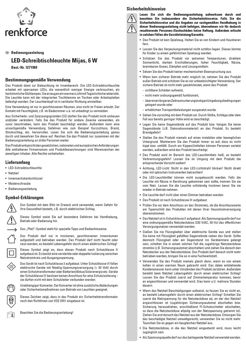 Renkforce Mijas 1271969 manual
