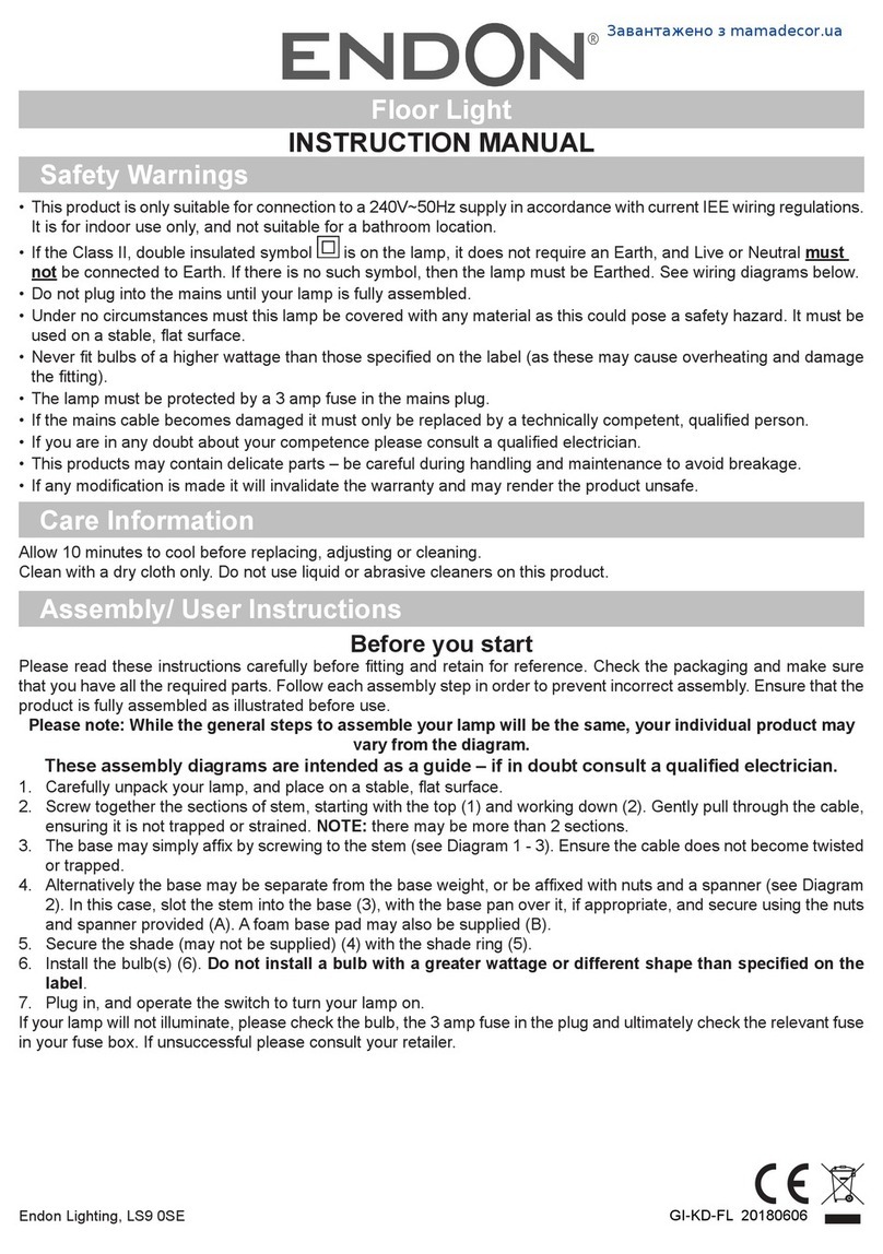Endon 77120 instruction manual