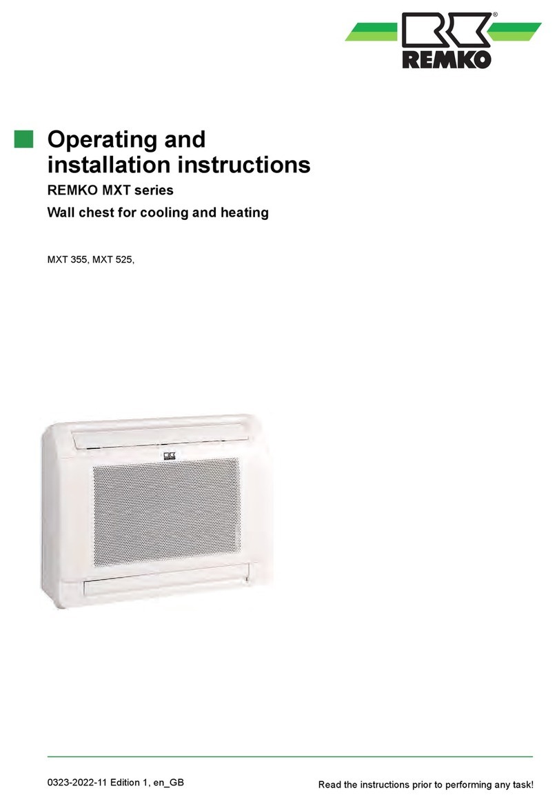 REMKO MXT Series User manual