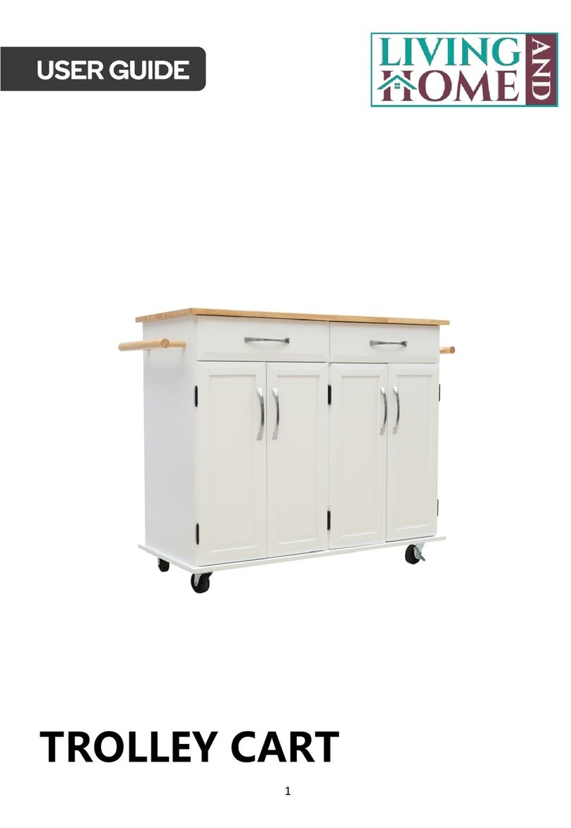 Living Home TROLLEY CART user guide