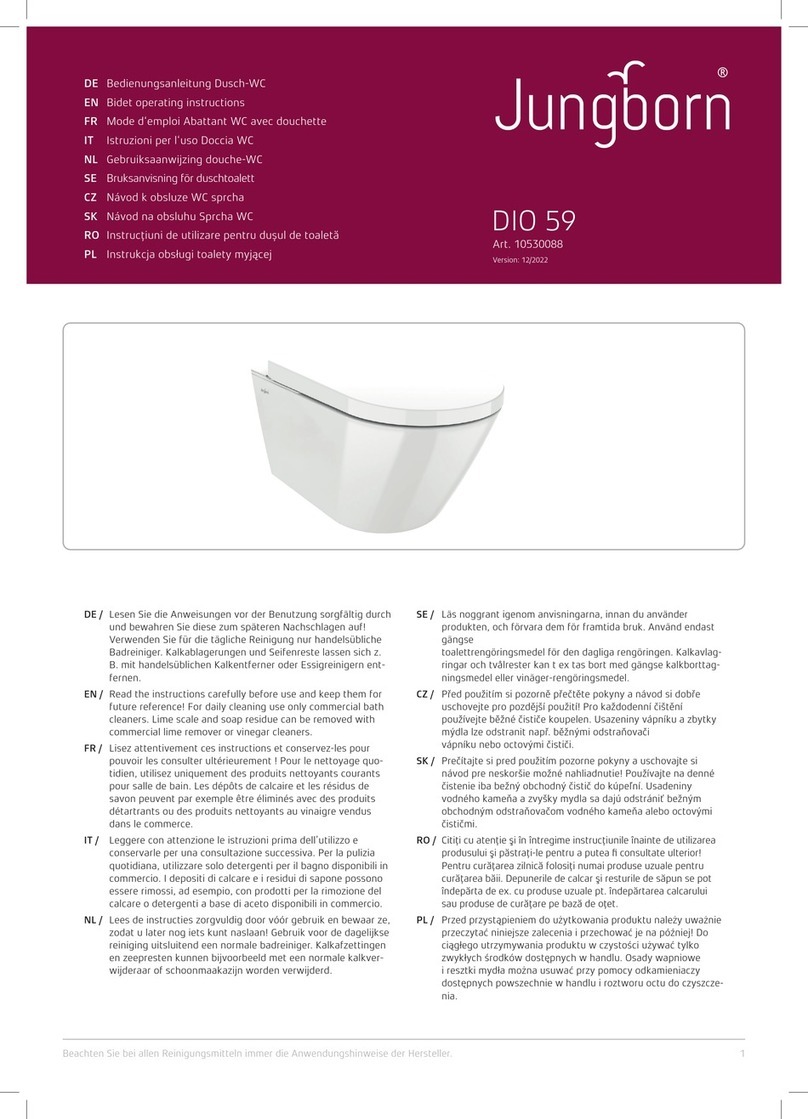Jungborn DIO 59 operating instructions
