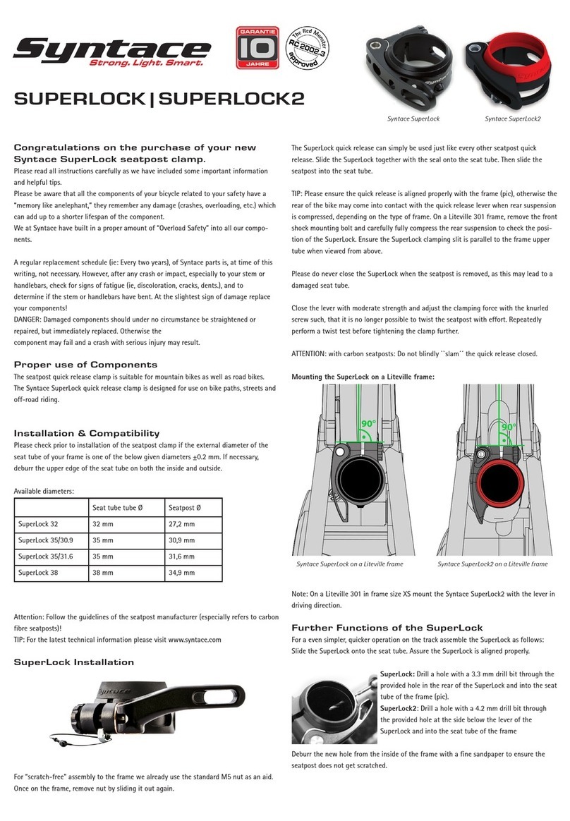 Syntace SUPERLOCK User manual