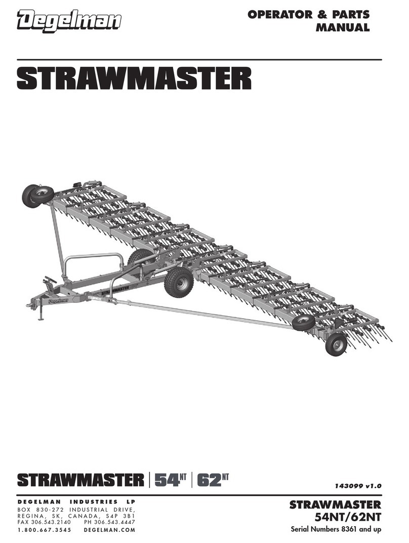 Degelman STRAWMASTER 54NT Programming manual