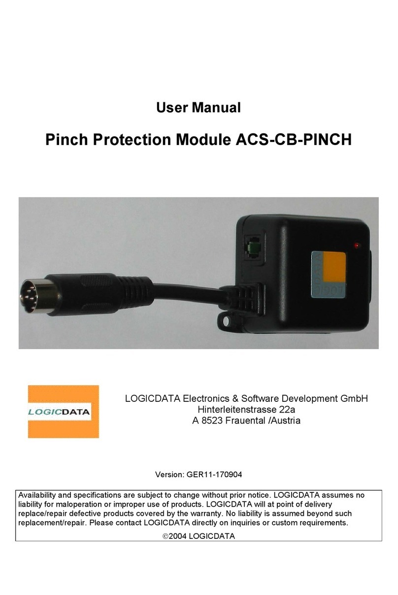 LOGICDATA ACS-CB-PINCH User manual