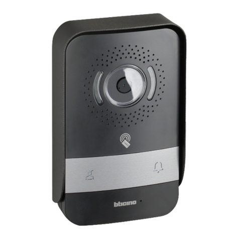 Bticino Small Entrance Panel Compact Operating manual