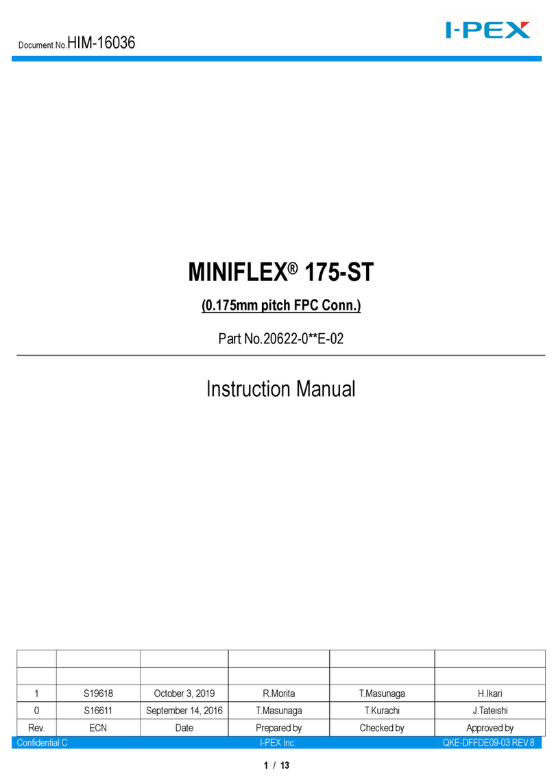 IPEX MINIFLEX 175-ST User manual