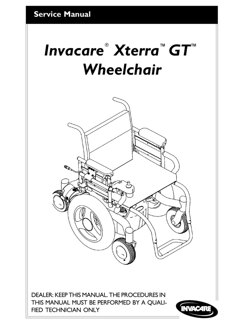 Invacare XTERRA GT User manual