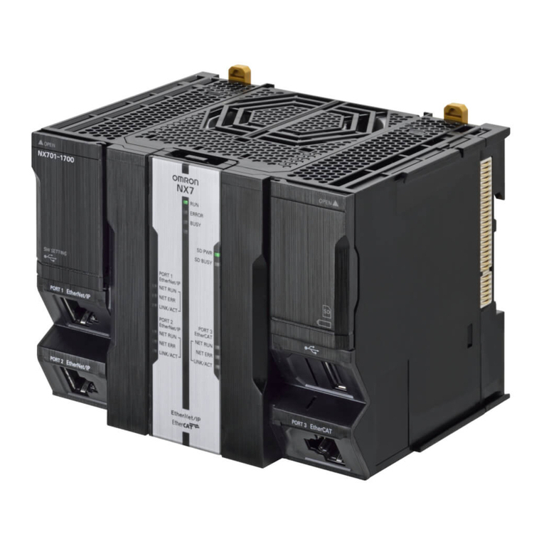Omron NX Series instruction manual