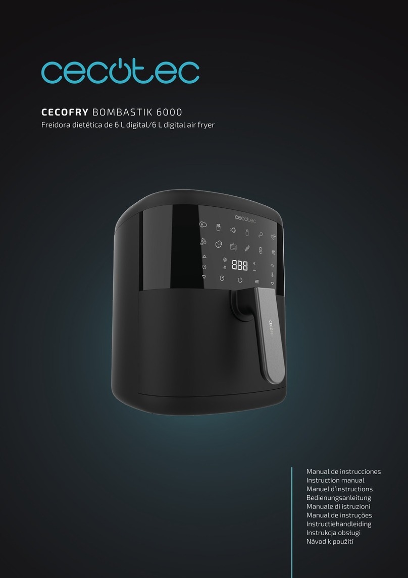 cecotec CECOFRY BOMBASTIK 6000 instruction manual