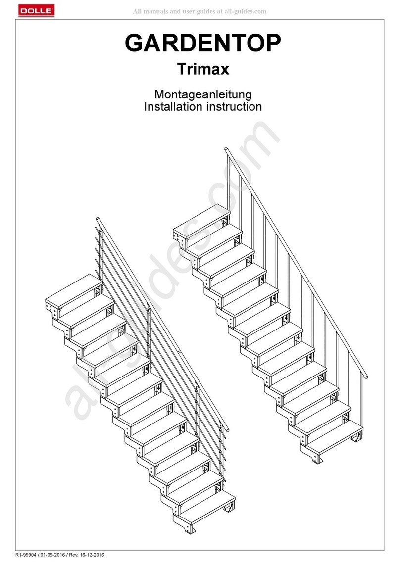 Dolle GARDENTOP Trimax installation instructions