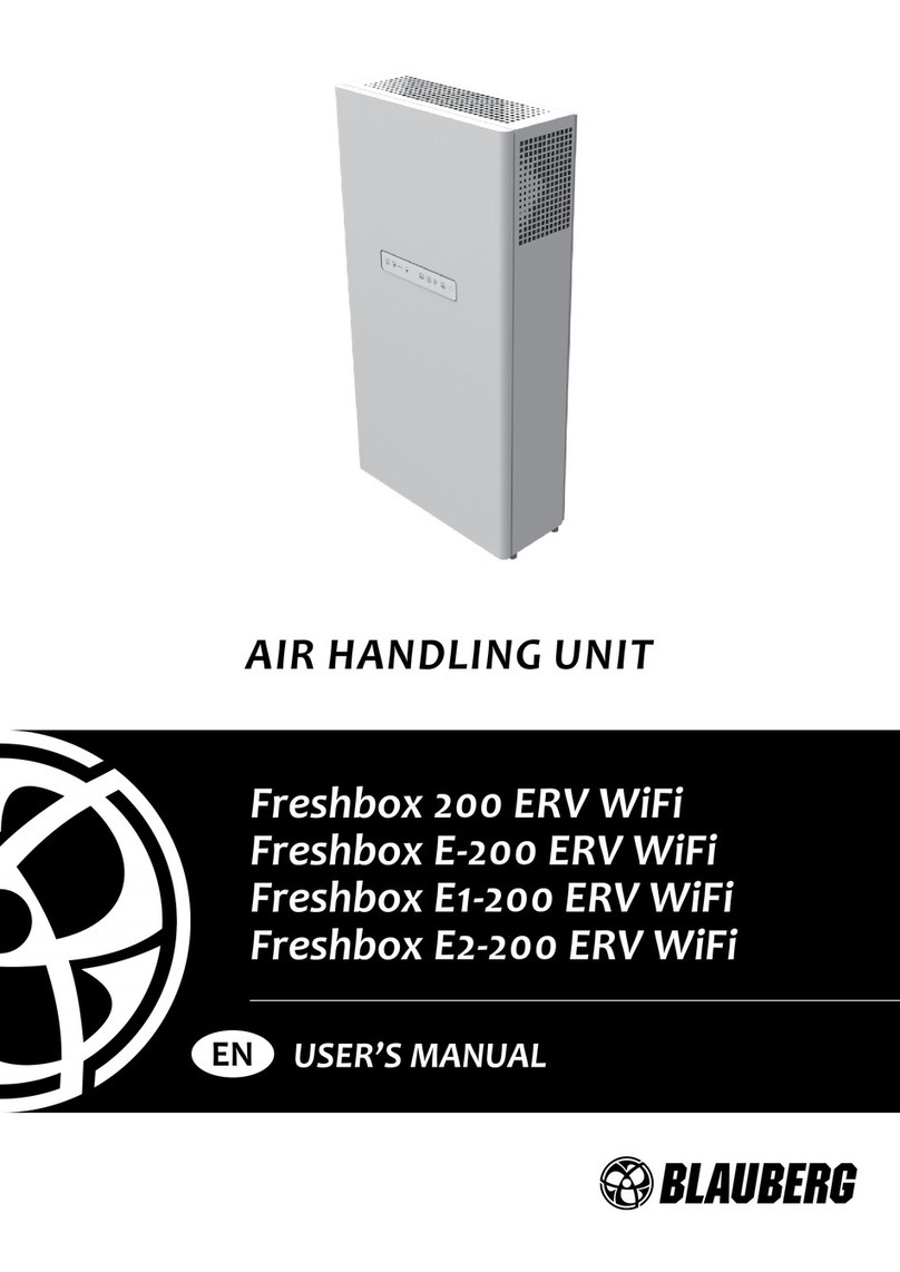 BLAUBERG Freshbox 200 ERV WiFi user manual BLAUBERG Freshbox 200 ERV WiFi user manual