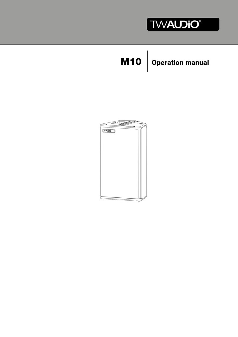 TW Audio M10 Operation manual