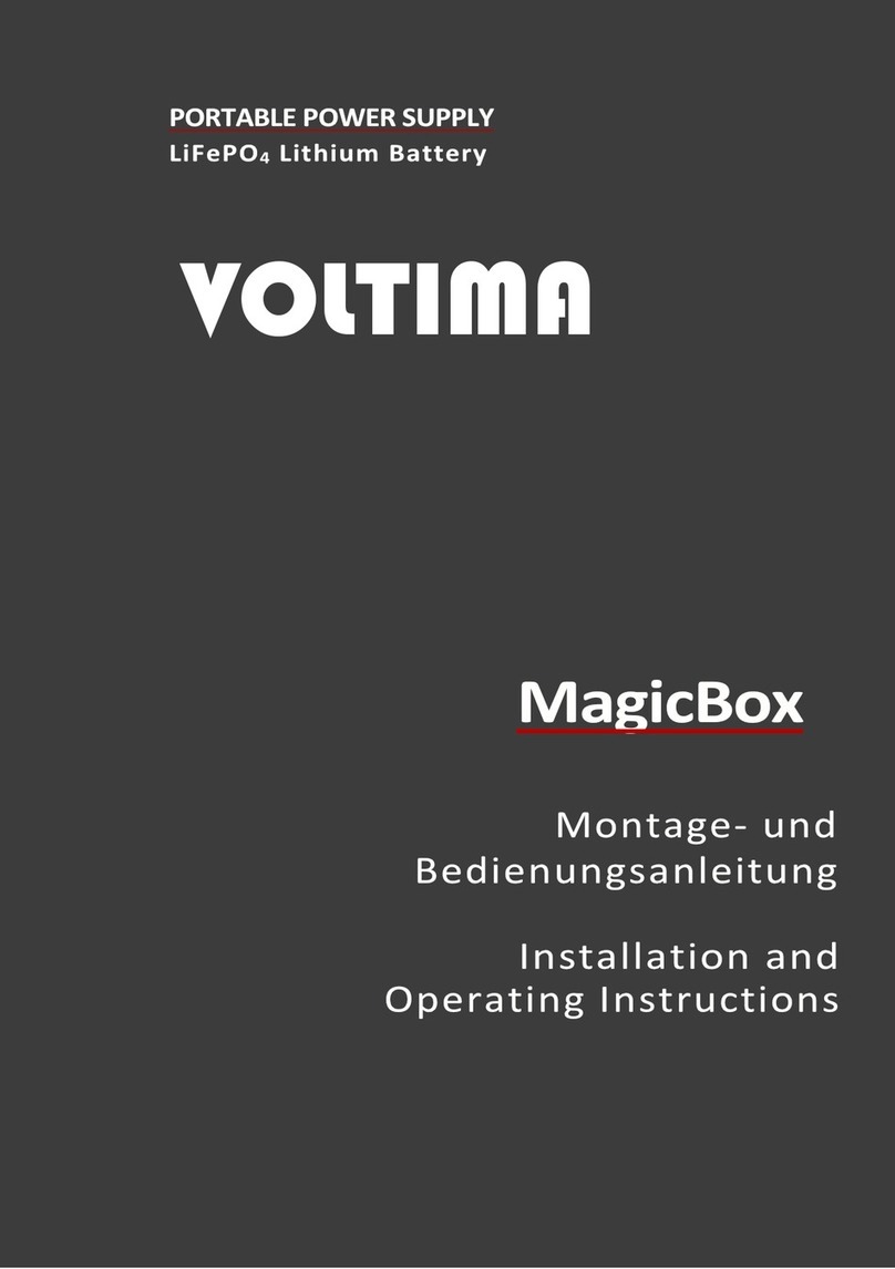 VOLTIMA MagicBox 15 Installation and operating instructions