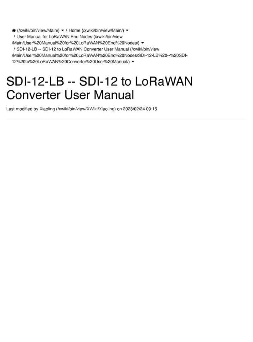 Dragino SDI-12-LB user manual
