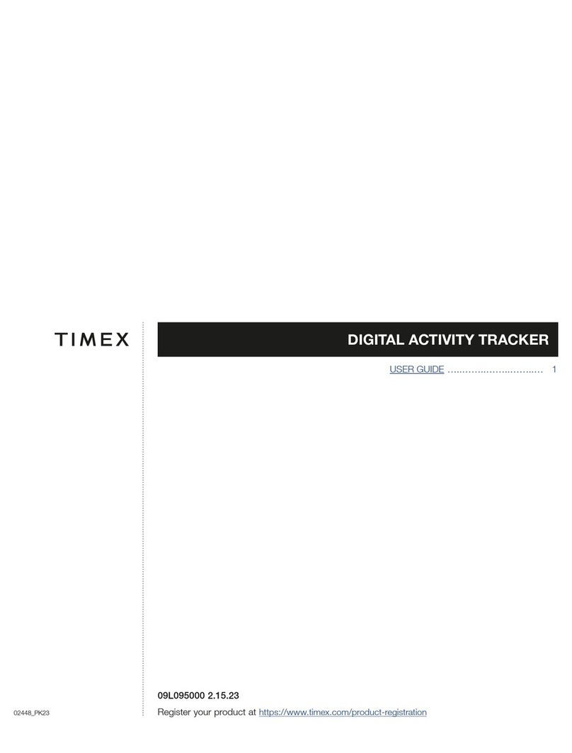 Timex DIGITAL ACTIVITY TRACKER User manual