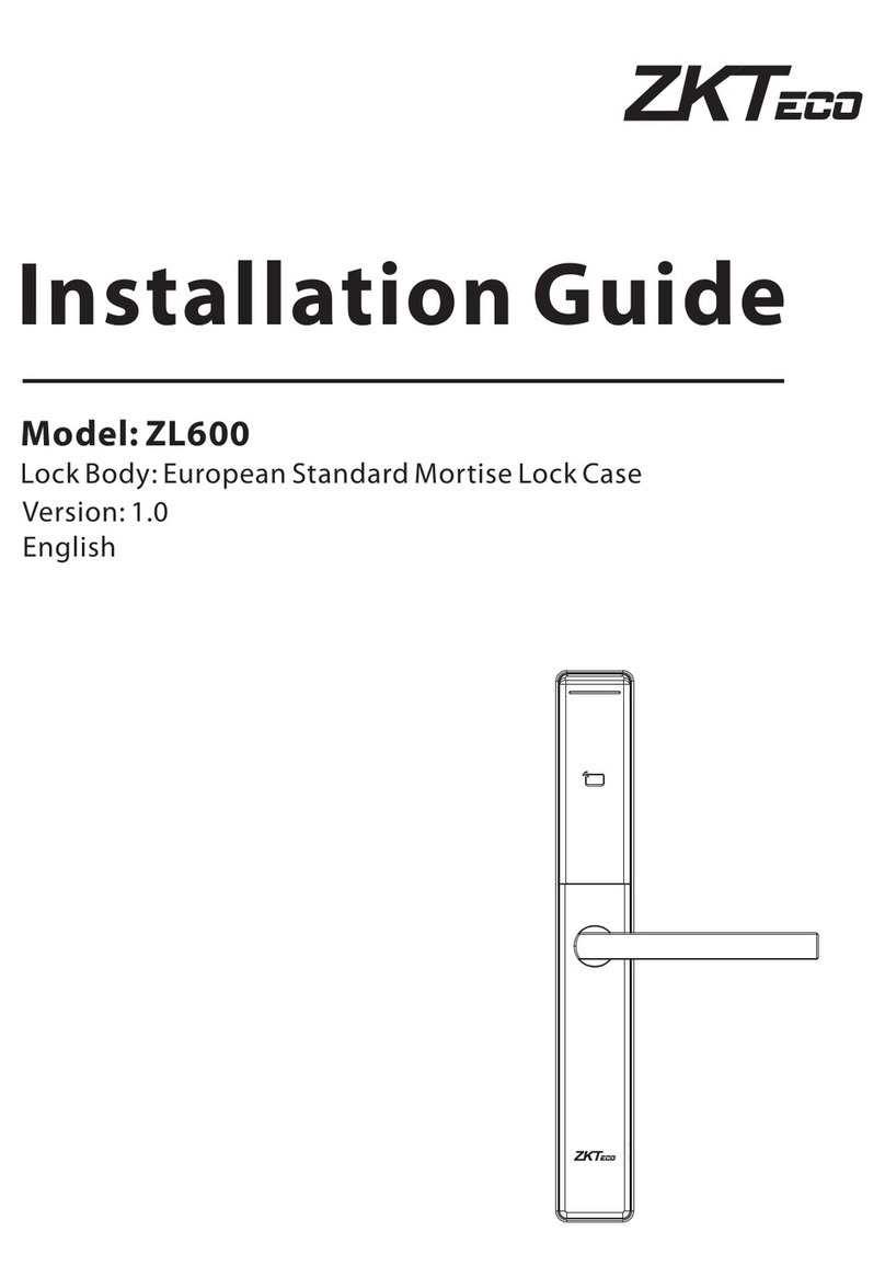 ZKTeco ZL600 installation guide