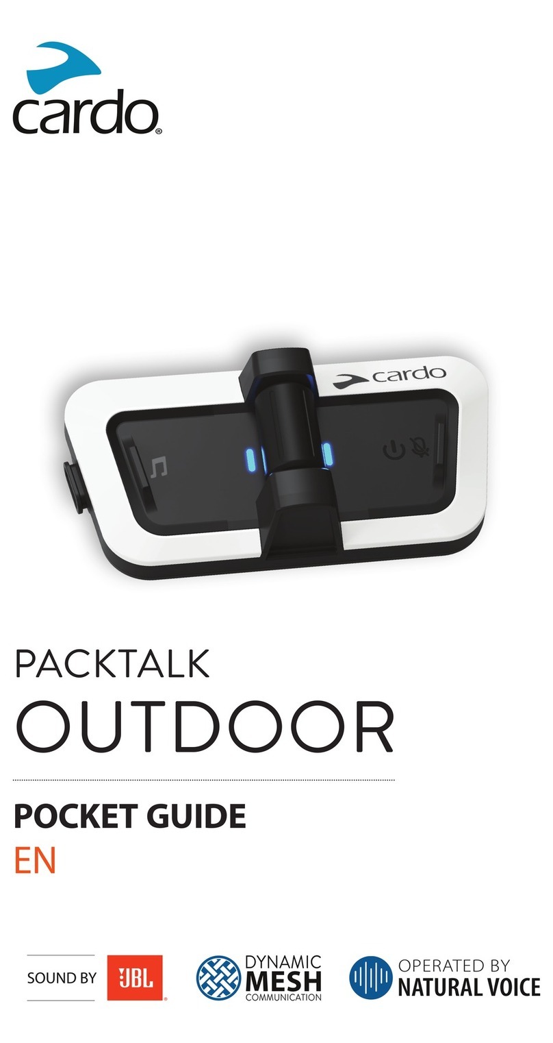 Cardo Systems PACKTALK User manual