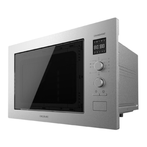 cecotec GRANDHEAT 2550 BUILT-IN STEEL User manual