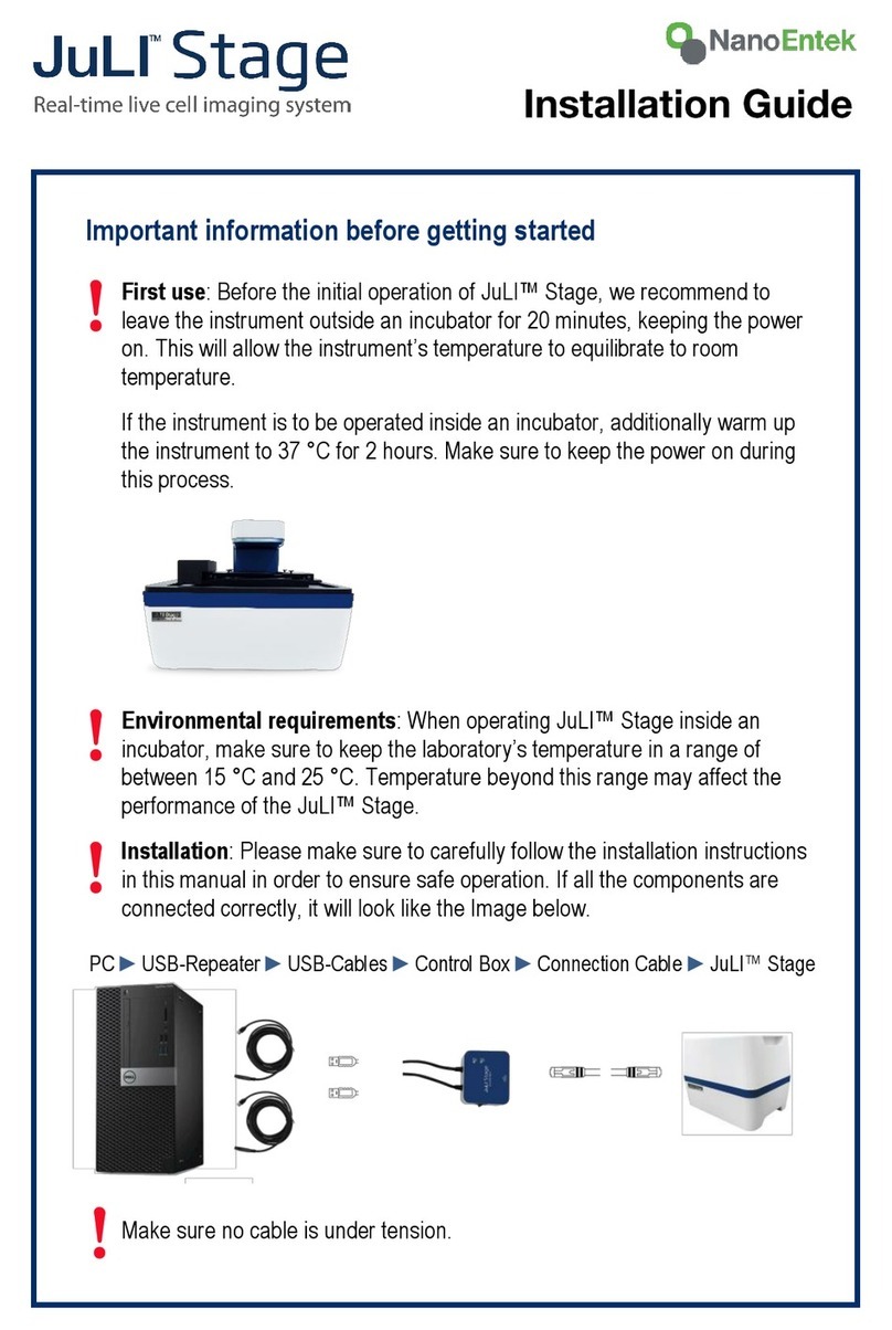 NanoEnTek JuLi Stage installation guide