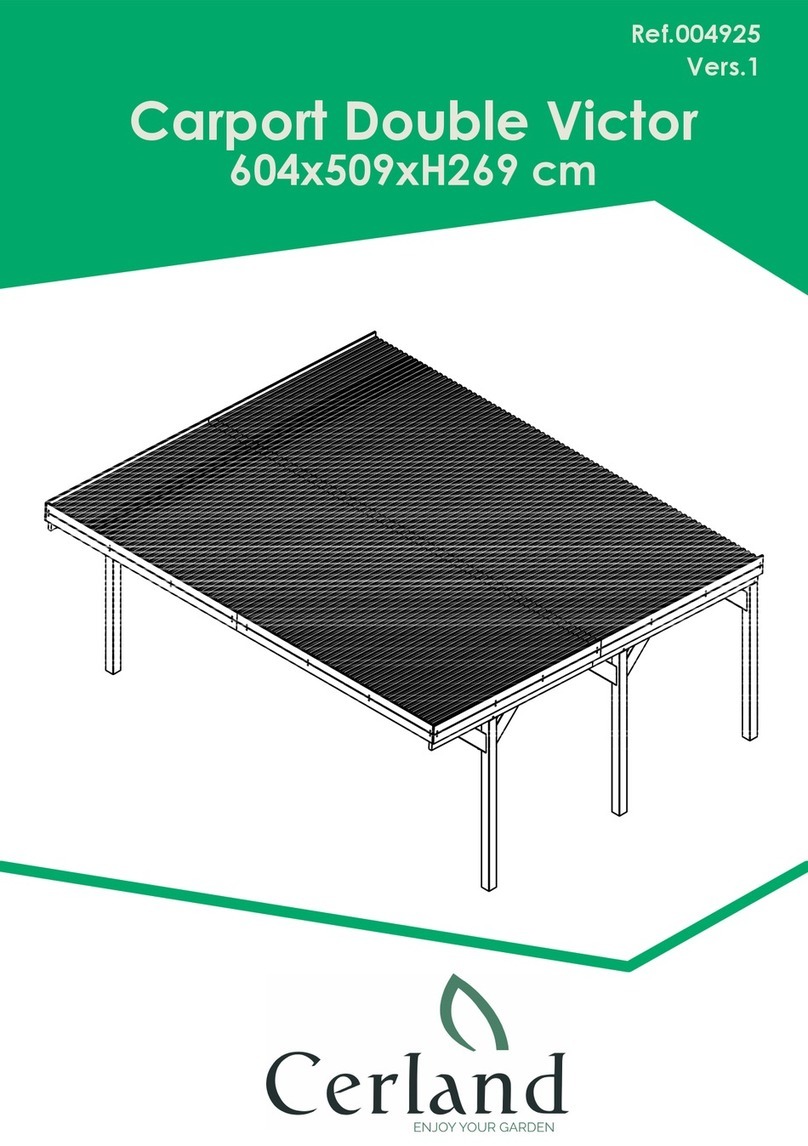 CERLAND Carport Double Victor manual