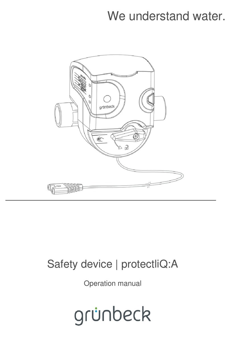 Grunbeck protectliQ A Operation manual