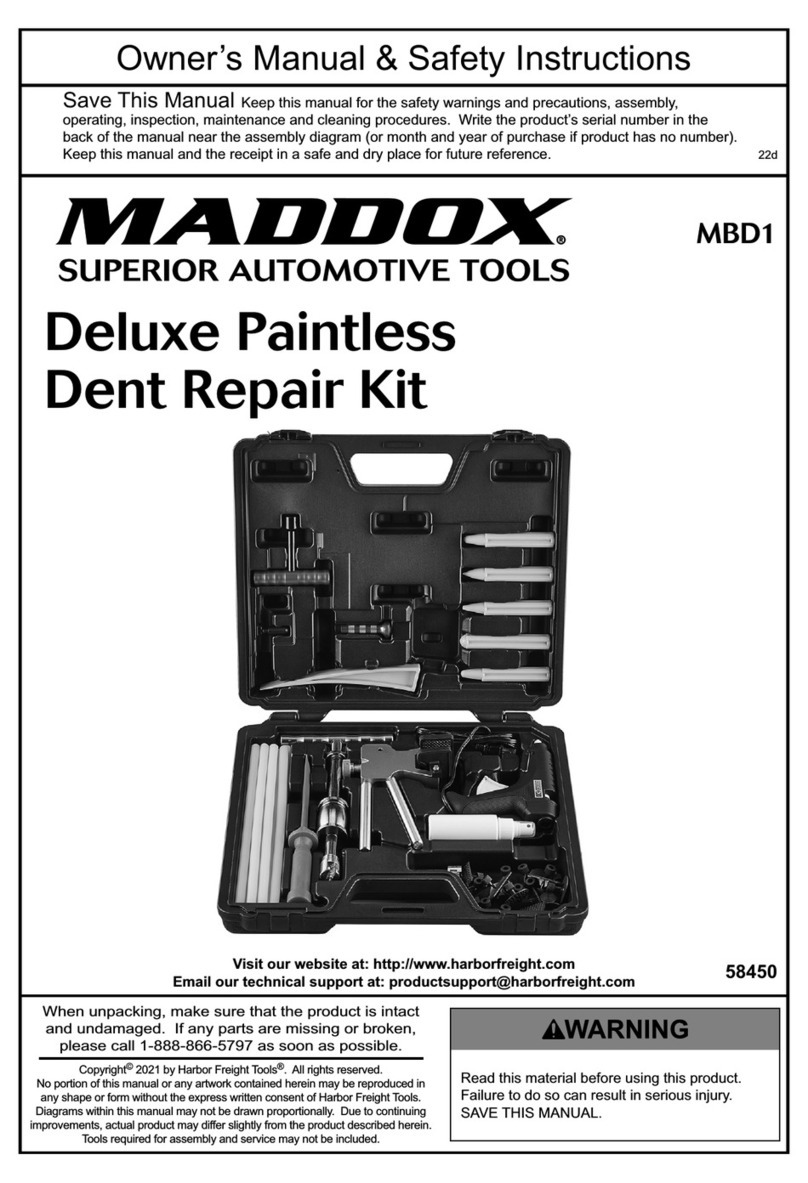 Maddox MBD1 User manual
