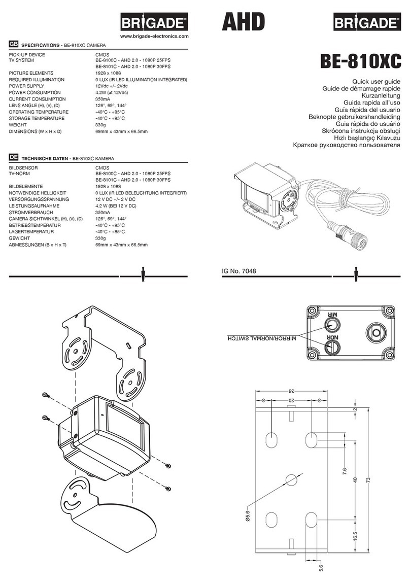 Brigade BE-810XC Quick user guide