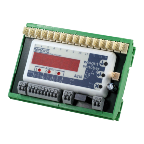 HENNING AE16 Light operating manual