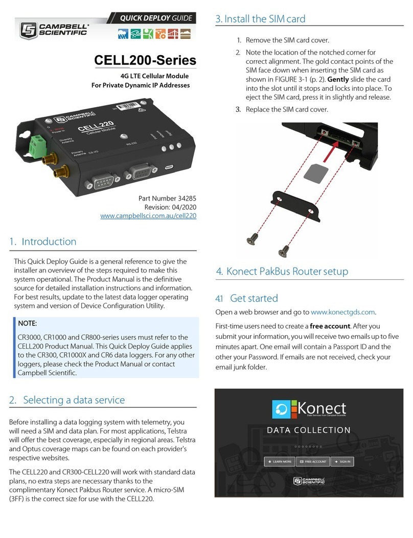 Campbell CELL200 Series Quick Deploy Guide Campbell CELL200 Series Quick Deploy Guide