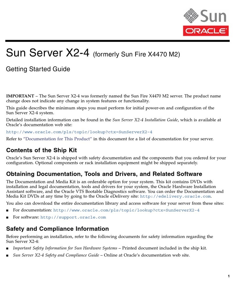 Oracle Sun Server X2-4 User manual