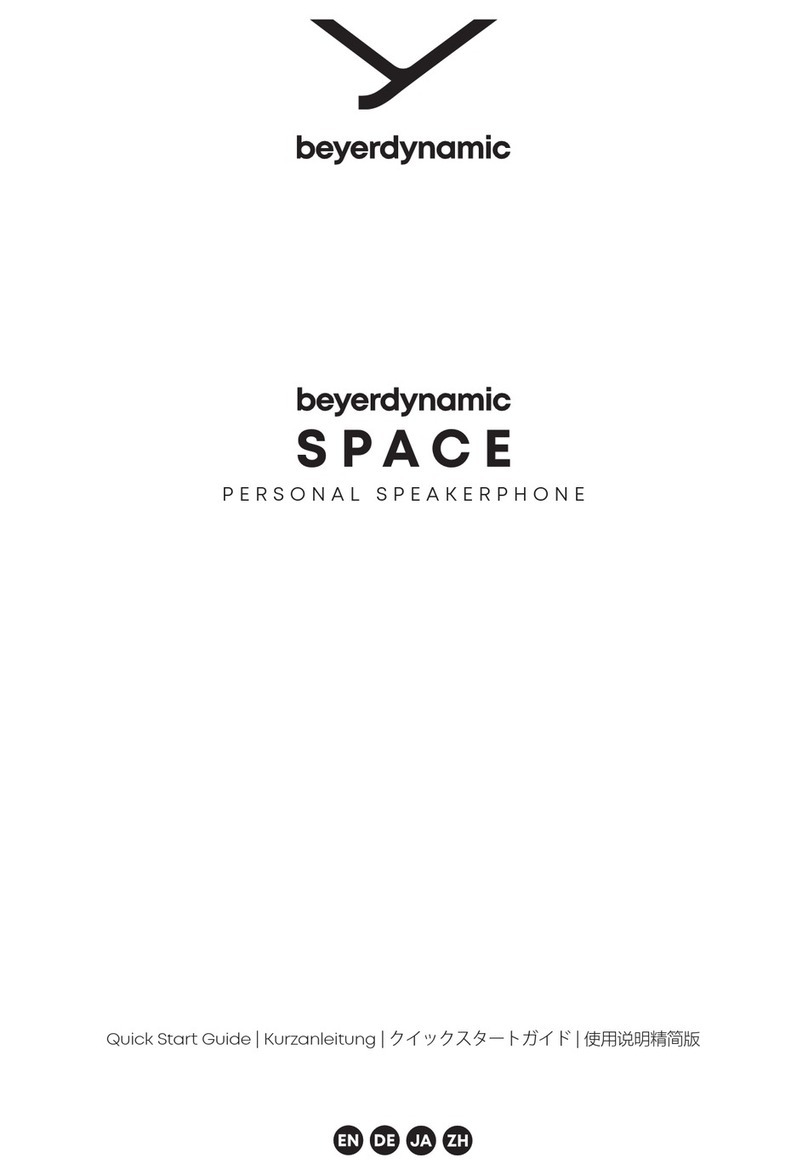 Beyerdynamic SPACE quick start guide
