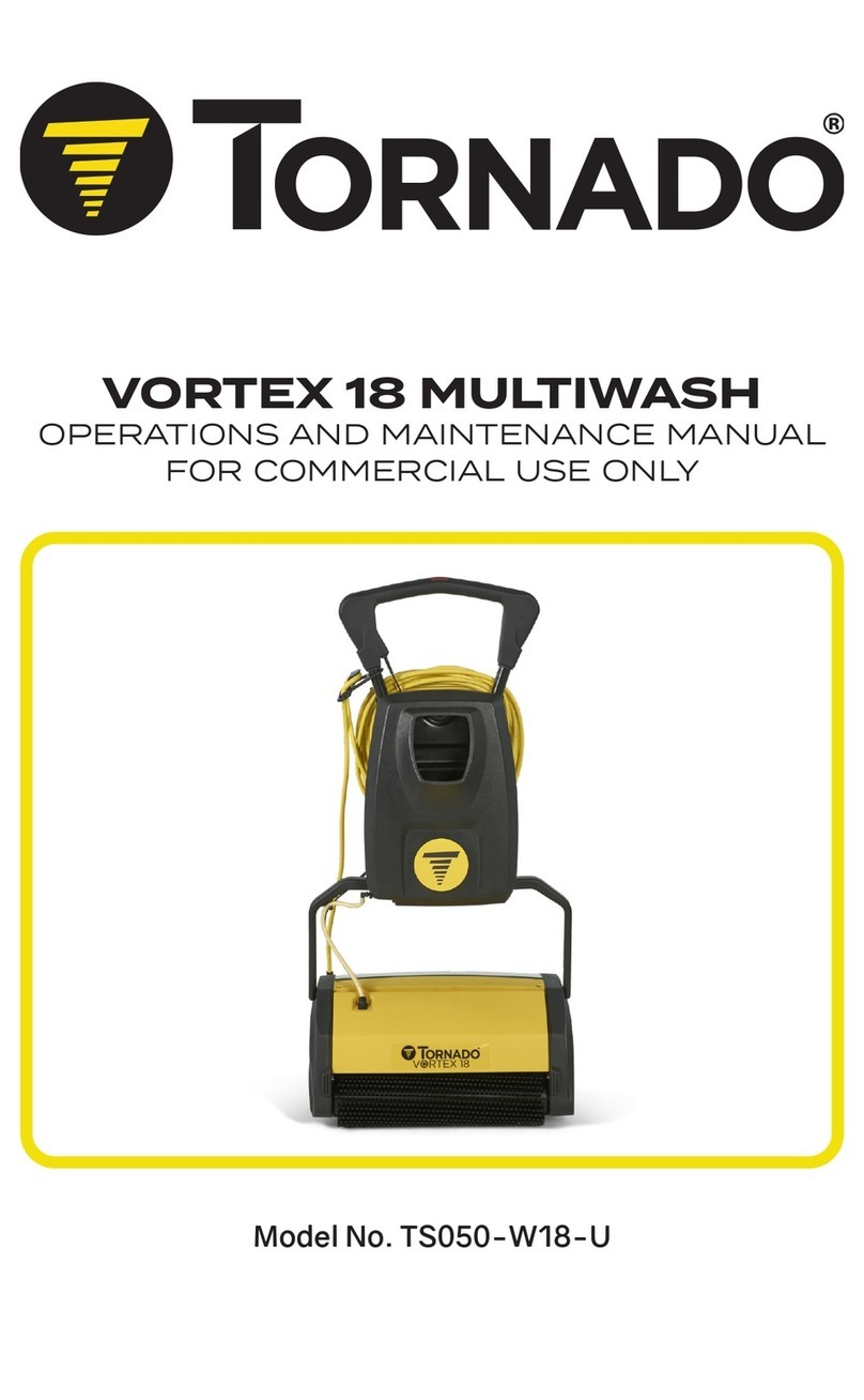 Tornado VORTEX 18 MULTIWASH User manual
